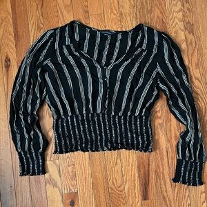 Women’s American Eagle Black and White Top